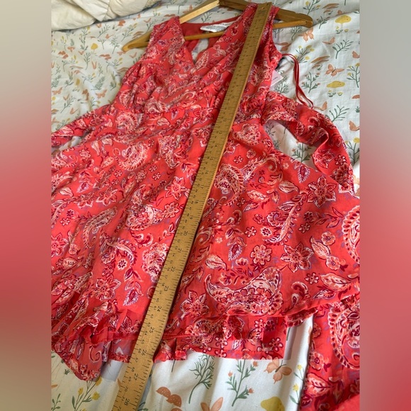 Japna NWT paisley print shorts romper tie waist size xs - Picture 7 of 10